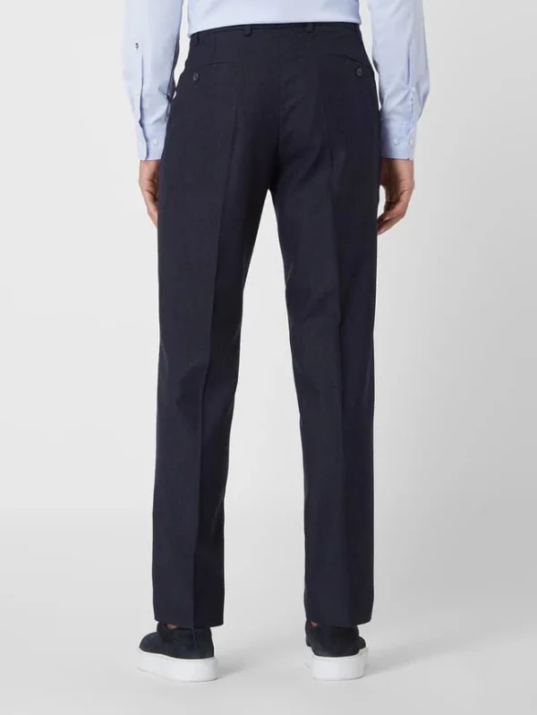 Rabatt ⭐ Hiltl Regular Fit Anzughose Aus Schurwolle Modell ‘Piacenza’ – Marineblau Meliert ? 6