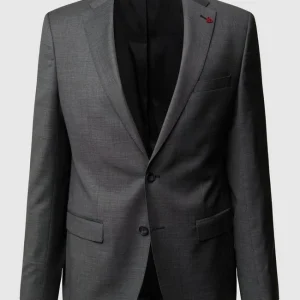 Coupon ? Roy Robson Slim Fit 2-Knopf-Sakko Aus Schurwolle ‘Techno Suit’ – Mittelgrau ? 9