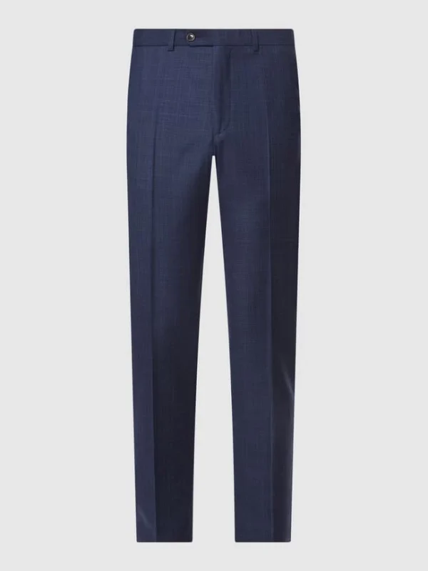 Budget ? DIGEL Modern Fit Anzughose Aus Schurwolle Modell ‘Per’ – Marineblau ? 1