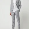 Neu ⌛ Tommy Hilfiger Slim Fit Anzughose Aus Seersucker – Marineblau ? 17