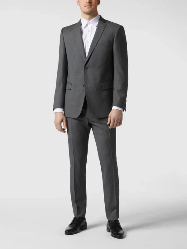 Beste Bewertungen von ? Carl Gross Modern Fit Anzughose Aus Schurwolle – Anthrazit ? 1
