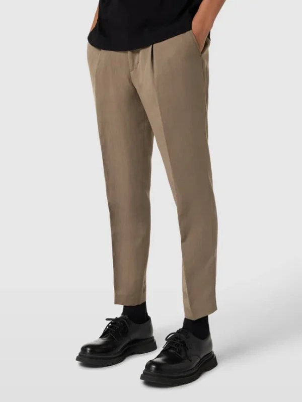 Bestes Angebot ? BOSS Hose Mit Label-Details Modell ‘Perin’ – Grün ✔️ 5
