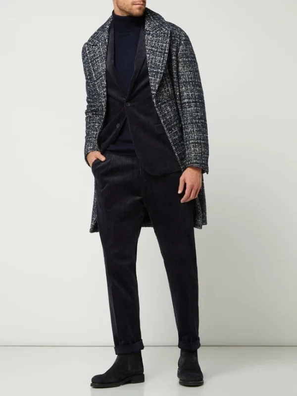 Schlussverkauf ✔️ Antony Morato Carrot Fit Anzughose Aus Cord Modell ‘Ralph’ – Marineblau ? 1