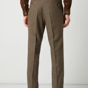 Auslauf ? Carl Gross Modern Fit Anzughose Aus Wollmischung Modell ‘Shiver’ – Beige ? 15