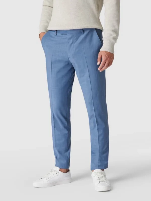 Blitzangebot ❤️ Cinque Regular Fit Anzughose Mit Schurwoll-Anteil Modell ‘Cimonopoli’ – Blau ? 5
