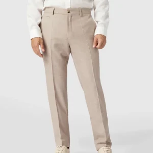 Billig ✨ BOSS Anzughose Aus Schurwolle-Viskose-Mix Modell ‘Lenon’ – Beige ? 13