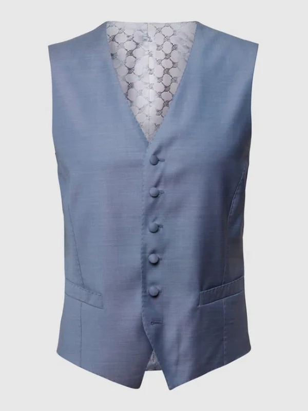Bestes Angebot ? JOOP! Collection Anzugweste Mit Ziernähten – Hellblau ? 3