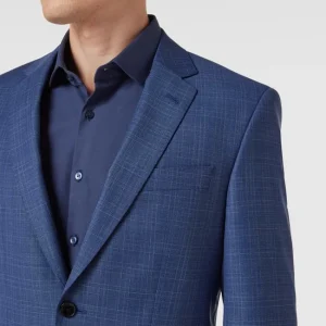 Top 10 ? BOSS 2-Knopf-Sakko Mit Glencheck-Muster Modell ‘Huge’ – Blau ✔️ 11