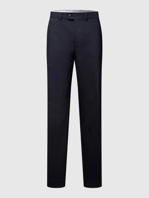 Rabatt ⌛ Brax Regular Fit Hose Aus Schurwoll-Mix Mit Stretch-Anteil Modell ‘Enrico’ – Schwarz ? 3
