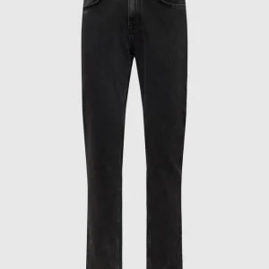 Aktion ❤️ REVIEW Straight Fit ? Jeans Im 5-Pocket-Design – Schwarz ? 9
