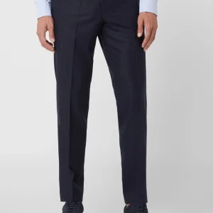 Rabatt ⭐ Hiltl Regular Fit Anzughose Aus Schurwolle Modell ‘Piacenza’ – Marineblau Meliert ? 13
