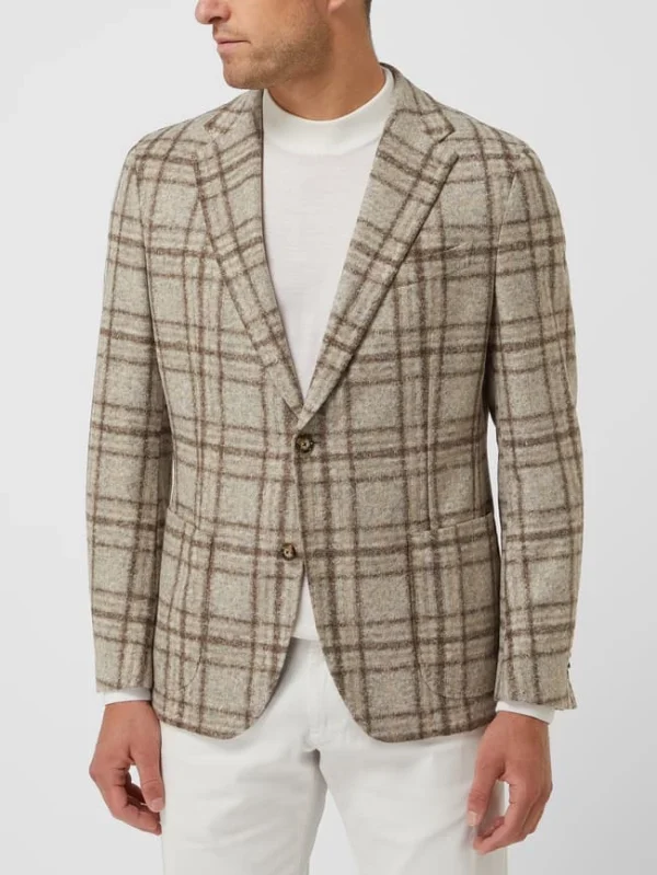Auslauf ❤️ Windsor 2-Knopf-Sakko Mit Woll-Anteil Modell ‘Giro’ – Beige ? 5