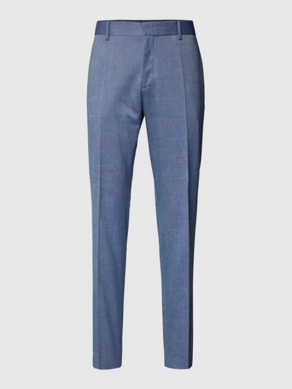 Großhandel ? BOSS Slim Fit Anzughose Mit Stretch-Anteil Modell ‘Genius’ – Bleu ? 3