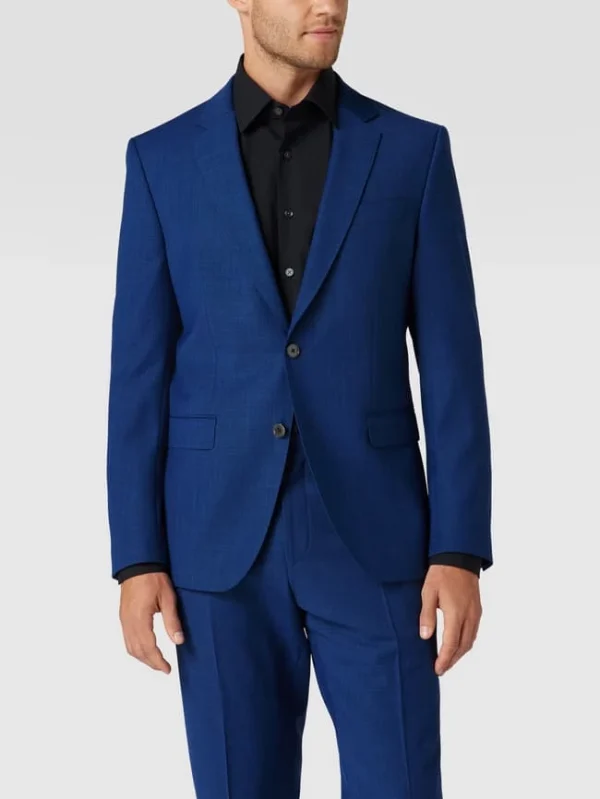 Budget ⌛ BOSS Slim Fit Sakko Mit Strukturmuster Modell ‘Huge’ – Hellblau ? 5