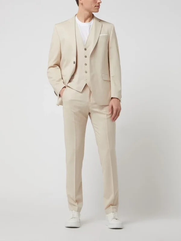 Brandneu ? Pierre Cardin Weste Mit Stretch-Anteil Modell ‘Gab’ – Beige ? 1
