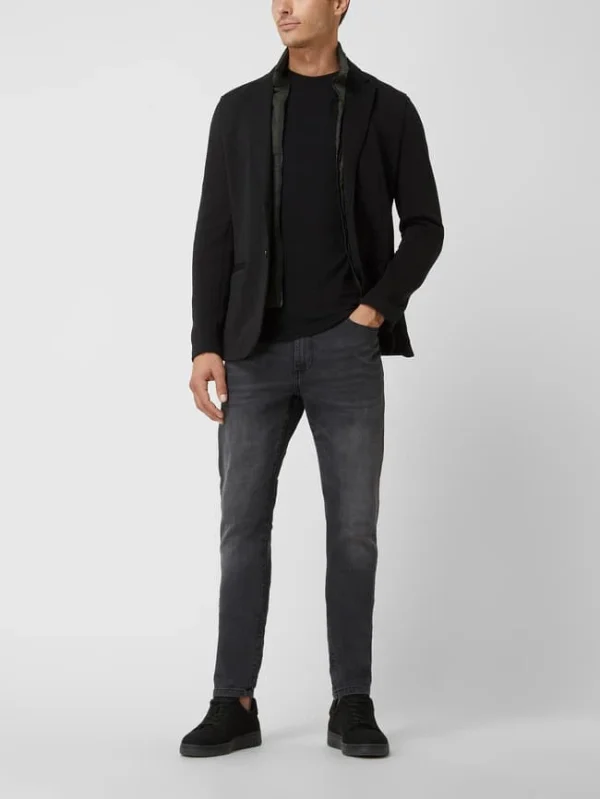 Billig ? ARMANI EXCHANGE 2-Knopf-Sakko Aus Jersey – Schwarz ✔️ 1