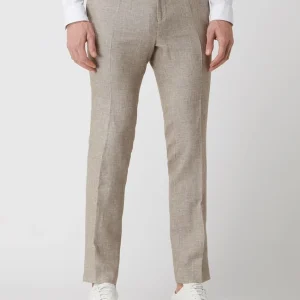 Blitzangebot ? Carl Gross Modern Fit Hose Aus Leinenmischung Modell ‘Tomte’ – Mittelbraun ? 13