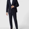 Auslauf ? Roy Robson Slim Fit 2-Knopf-Sakko Aus Schurwolle ‘Techno Suit’ – Marineblau ? 19