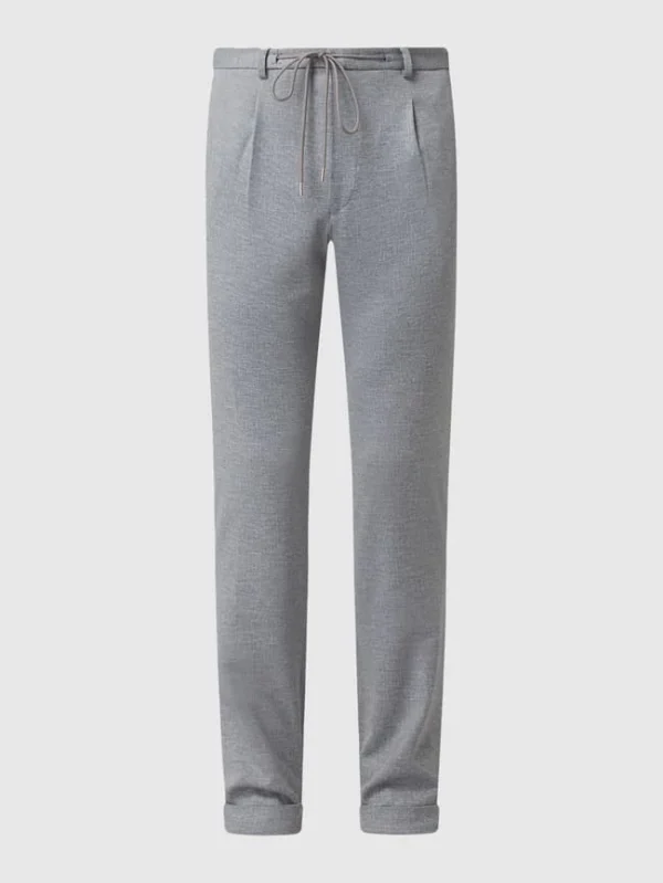 Bestes Angebot ? Baldessarini Contemporary Fit Anzughose Mit Stretch-Anteil Modell ‘Cross’ – Hellgrau ✨ 3