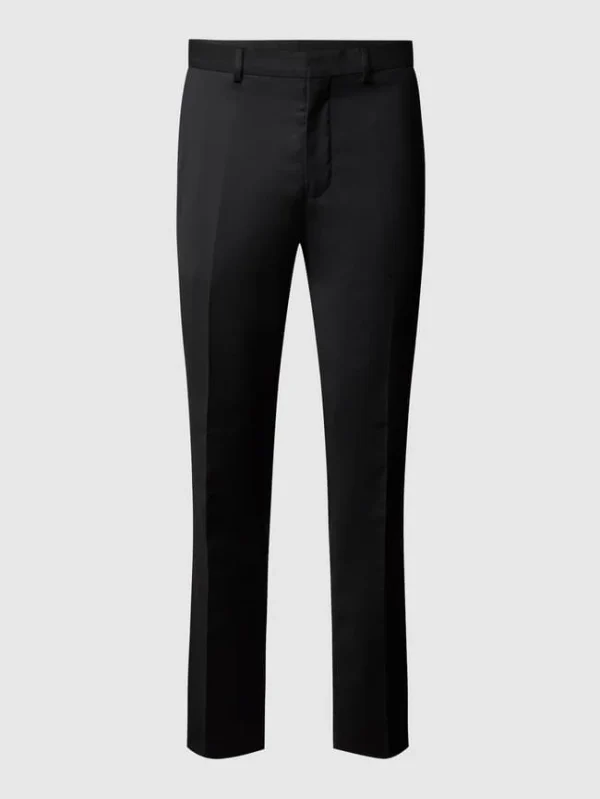 Bestpreis ? Selected Homme Slim Fit Anzughose Mit Stretch-Anteil – Schwarz ✔️ 3
