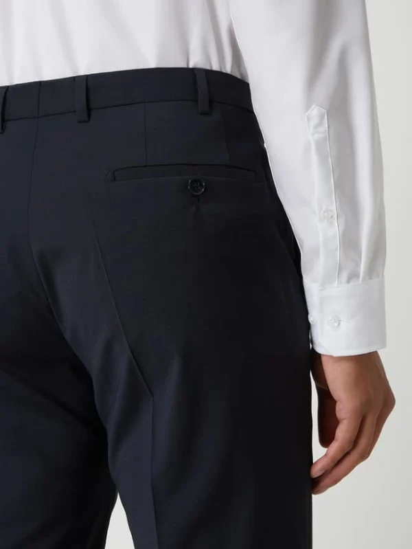 Aktion ? DIGEL Anzughose Mit Stretch-Anteil Modell ‘Noah’ – Marineblau ? 4