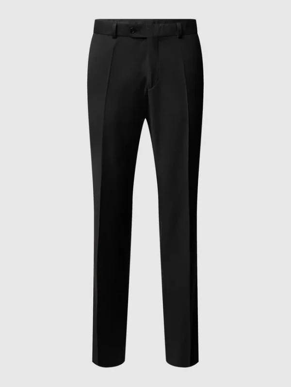 Besorgen ? Carl Gross Modern Fit Anzughose Aus Schurwolle – Schwarz ? 3