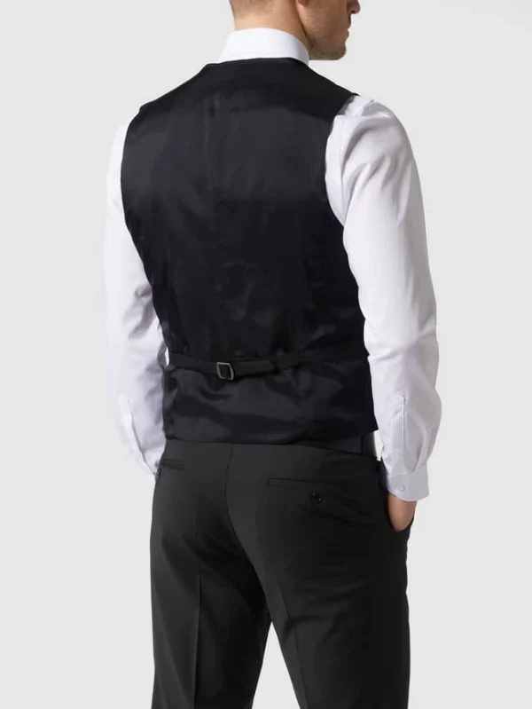 Neu ? CG – Club Of Gents Weste Mit Leistentaschen Modell ‘Carlto’ – Schwarz ❤️ 6