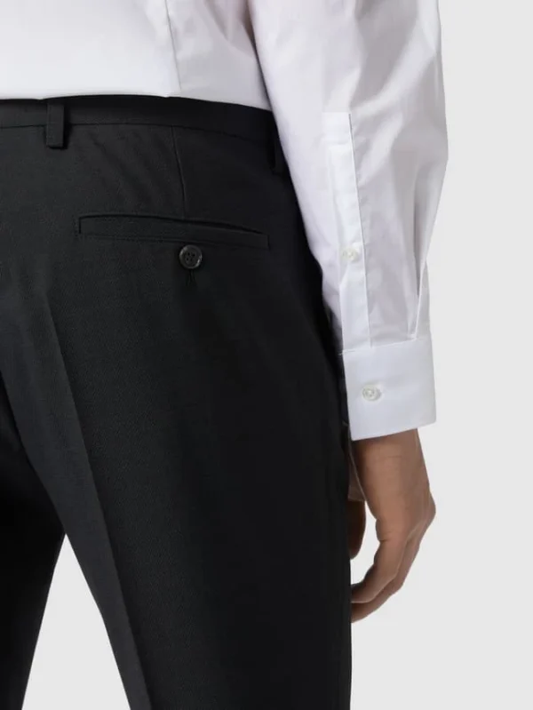 Am billigsten ? CG – Club Of Gents Slim Fit Anzughose Aus Schurwolle Modell ‘Cedric’ – Dunkelgrau ✔️ 4