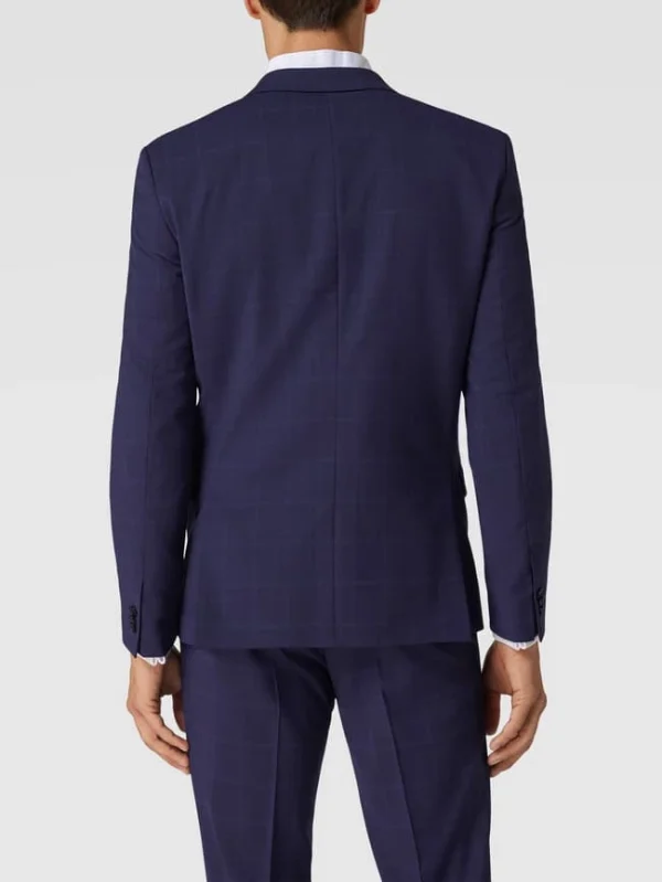 Beste Bewertungen von ? HUGO Extra Slim Fit 2-Knopf-Sakko Mit Karomuster Modell ‘Arti’ – Royalblau ? 6