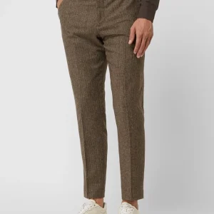 Bester Verkauf ? Selected Homme Slim Fit Anzughose Mit Stretch-Anteil Modell ‘Adrian’ – Mittelbraun ? 13
