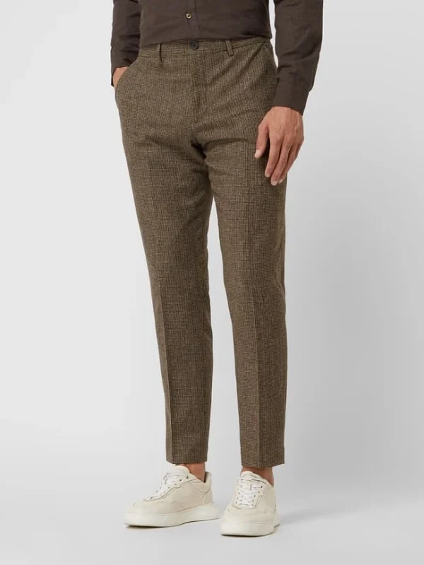 Bester Verkauf ? Selected Homme Slim Fit Anzughose Mit Stretch-Anteil Modell ‘Adrian’ – Mittelbraun ? 5