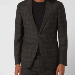 Neu ✔️ Strellson Slim Fit 2-Knopf-Sakko Mit Stretch-Anteil Modell ‘Arndt’ – Dunkelbraun ? 13