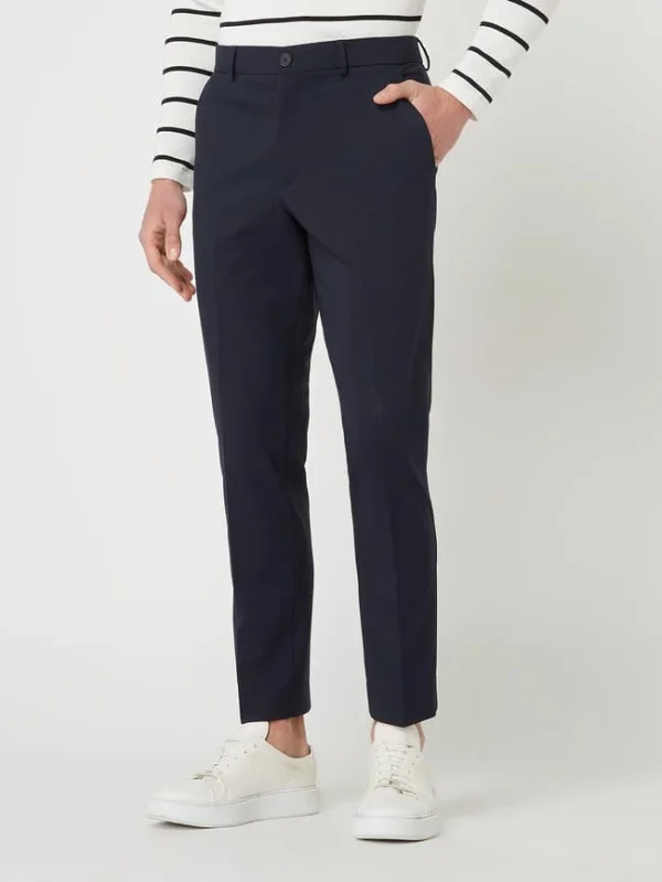 Bestes Angebot ? Selected Homme Slim Fit Anzughose Mit Stretch-Anteil Modell ‘Josh’ – Dunkelblau ? 5