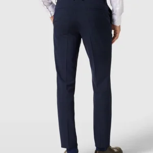 Brandneu ? HUGO Hose Mit Glencheck-Muster Modell ‘Hesten’ – Marineblau ✔️ 15