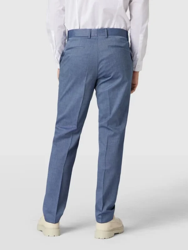 Großhandel ? BOSS Slim Fit Anzughose Mit Stretch-Anteil Modell ‘Genius’ – Bleu ? 6