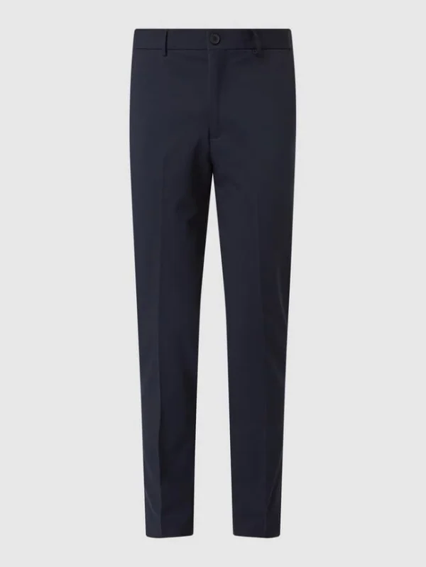 Bestes Angebot ? Selected Homme Slim Fit Anzughose Mit Stretch-Anteil Modell ‘Josh’ – Dunkelblau ? 3