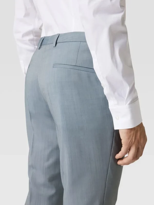 Bester Verkauf ? HUGO Extra Slim Fit Anzug Mit Strukturmuster Modell ‘Arti / Hesten’ – Rauchblau ? 7