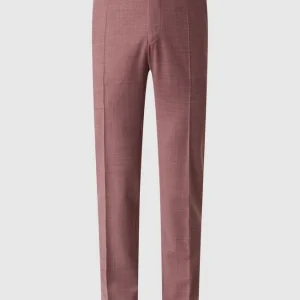 Billig ? Daniel Hechter Modern Fit Anzughose Mit Stretch-Anteil – Bordeaux Rot ? 9
