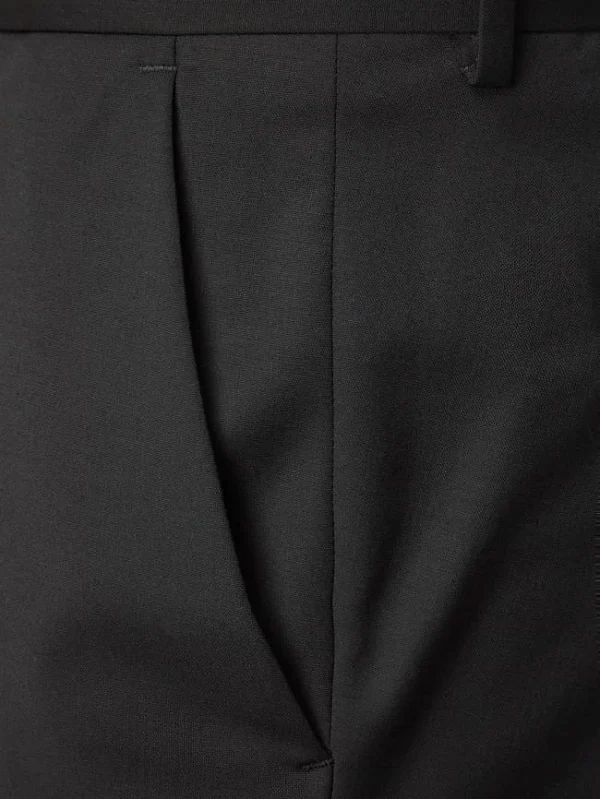 Neu ⌛ HUGO Hose Mit Bügelfalten Modell ‘Simmons’ – Schwarz ⌛ 3