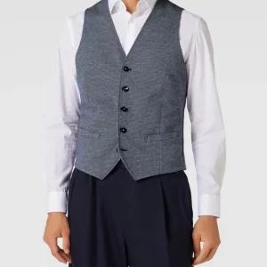 Am billigsten ✔️ MCNEAL Weste Mit Allover-Muster – Blau ? 13