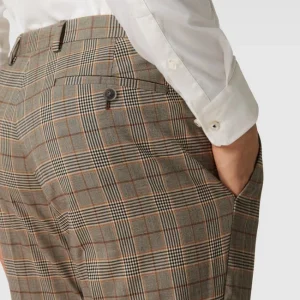 Coupon ? MCNEAL Hose Mit Karomuster – Mittelbraun ⭐ 11