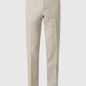 Brandneu ? Atelier Torino Anzughose Mit Leinen-Anteil – Beige ✔️ 9