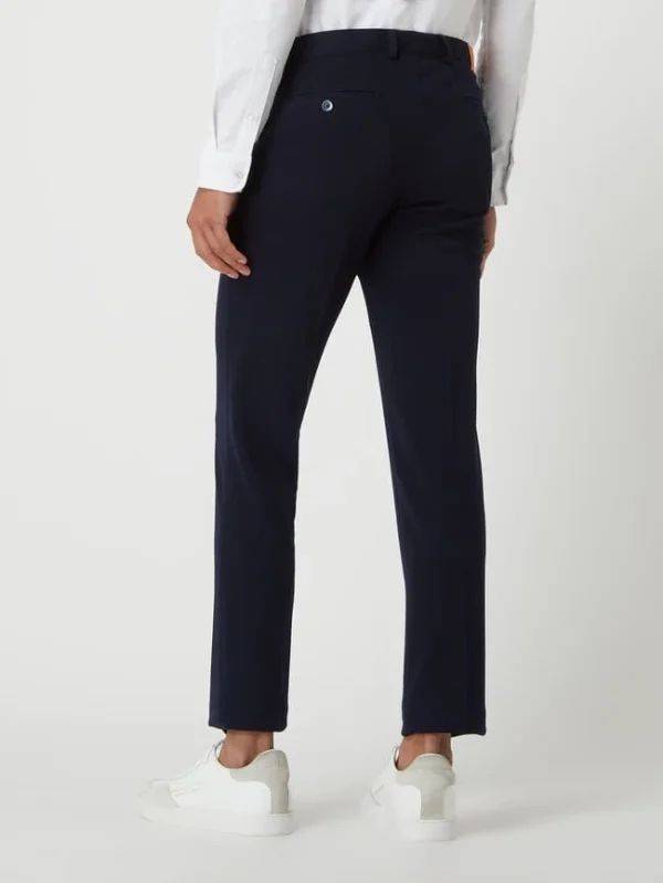 Besorgen ? DIGEL Extra Slim Fit Anzughose Mit Viskose-Anteil Modell ‘Nanno’ – Dunkelblau ? 6