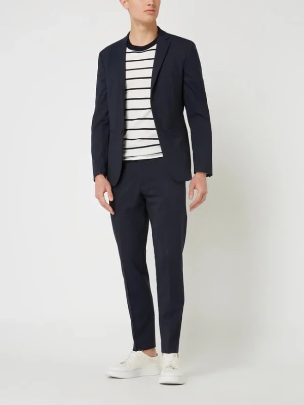Bestes Angebot ? Selected Homme Slim Fit Anzughose Mit Stretch-Anteil Modell ‘Josh’ – Dunkelblau ? 1