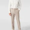 Billig ✨ BOSS Anzughose Aus Schurwolle-Viskose-Mix Modell ‘Lenon’ – Beige ? 17
