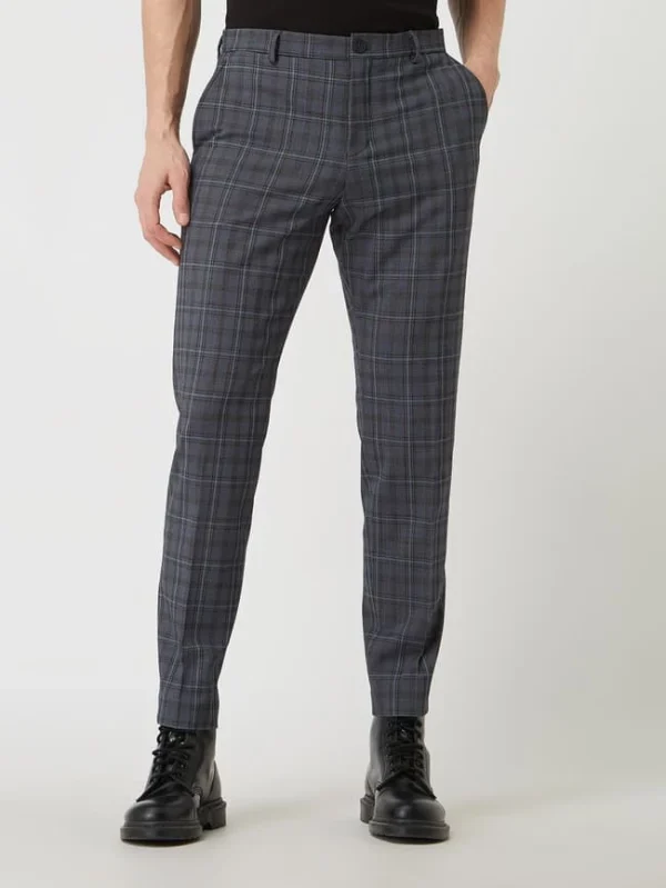 Bestes Angebot ? Selected Homme Slim Fit Anzughose Mit Woll-Anteil Modell ‘Elon’ – Dunkelblau ? 5