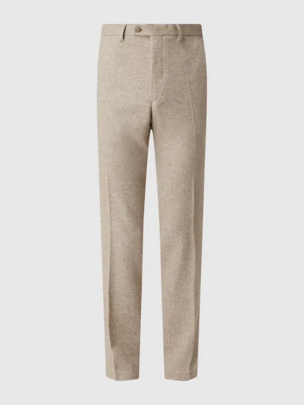 Bester Verkauf ? DIGEL Modern Fit Anzughose Mit Seide-Anteil – Beige ⭐ 3