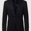 Billig ? JOOP! Collection Slim Fit 2-Knopf-Sakko Mit Vichy-Karo Modell ‘Hustle’ – Marineblau ❤️ 7