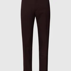 Bestpreis ? Selected Homme Anzughose Mit Französischen Eingrifftaschen – Bordeaux Rot ? 9