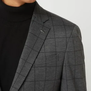 Bester Verkauf ✨ DIGEL Extra Slim Fit 2-Knopf-Sakko Mit Viskose-Anteil Modell ‘Neel’ – Mittelgrau ? 13